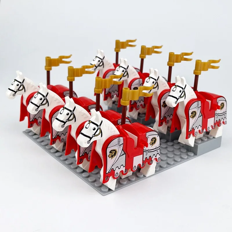 Средневековые рыцари, лошади, фигурка, мини-военное оружие, набор аксессуаров, набор MOC, строительные блоки, кирпичи, игрушки для мальчиков Brinquedos
Средневековые рыцари, лошади, фигурка, мини-военное оружие, набор аксессуаров, набор MOC, строительные блоки, кирпичи, игрушки для мальчиков Brinquedos