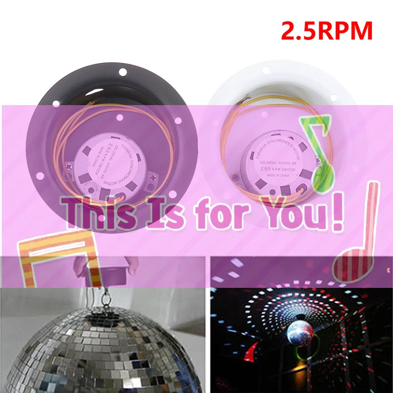 【HMA】AC110V AC240V Glass Ball Rotating Motor Disco Rotating 2.5RPM Rotating Speed Ceiling Motor Stage Light Bar Ktv Dj Ball
【HMA】AC110V AC240V Glass Ball Rotating Motor Disco Rotating 2.5RPM Rotating Speed Ceiling Motor Stage Light Bar Ktv Dj Ball