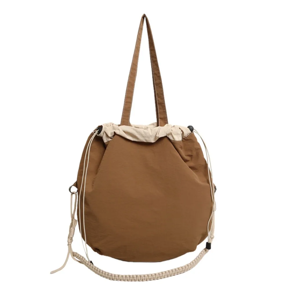 New Korean Style Drawstring Tote Bag Lightweight Waterproof Large Capacity Tote Bag Casual Nylon Women Shoulder Bag Travel
New Korean Style Drawstring Tote Bag Lightweight Waterproof Large Capacity Tote Bag Casual Nylon Women Shoulder Bag Travel