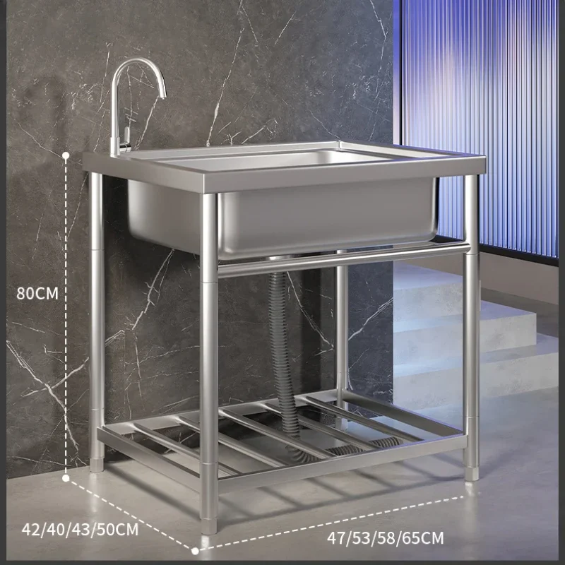 Functional 304 Stainless Steel Kitchen Sinks with Bracket Integrated Home Kitchen Sink Commercial
Functional 304 Stainless Steel Kitchen Sinks with Bracket Integrated Home Kitchen Sink Commercial