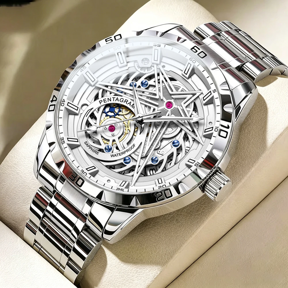 GUANQIN Men's Watches Luxury Fashion Casual Stainless Steel Band Quartz Wristwatch nen's Hollow-out Personalized Original Brands
GUANQIN Men's Watches Luxury Fashion Casual Stainless Steel Band Quartz Wristwatch nen's Hollow-out Personalized Original Brands
