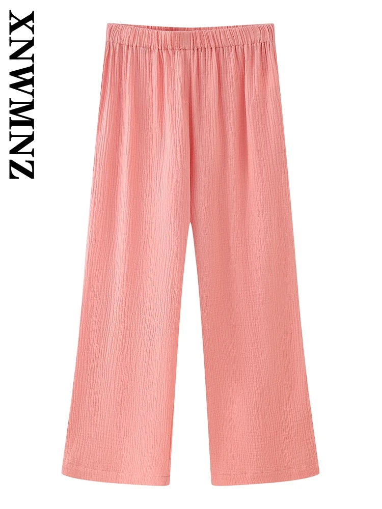 XNWMNZ 2024 Spring New Lady Streetwear High Waist Wide Leg Pants Casual Autumn Wear Woman Bottoms Ruffles Loose Fit Long Pants
XNWMNZ 2024 Spring New Lady Streetwear High Waist Wide Leg Pants Casual Autumn Wear Woman Bottoms Ruffles Loose Fit Long Pants