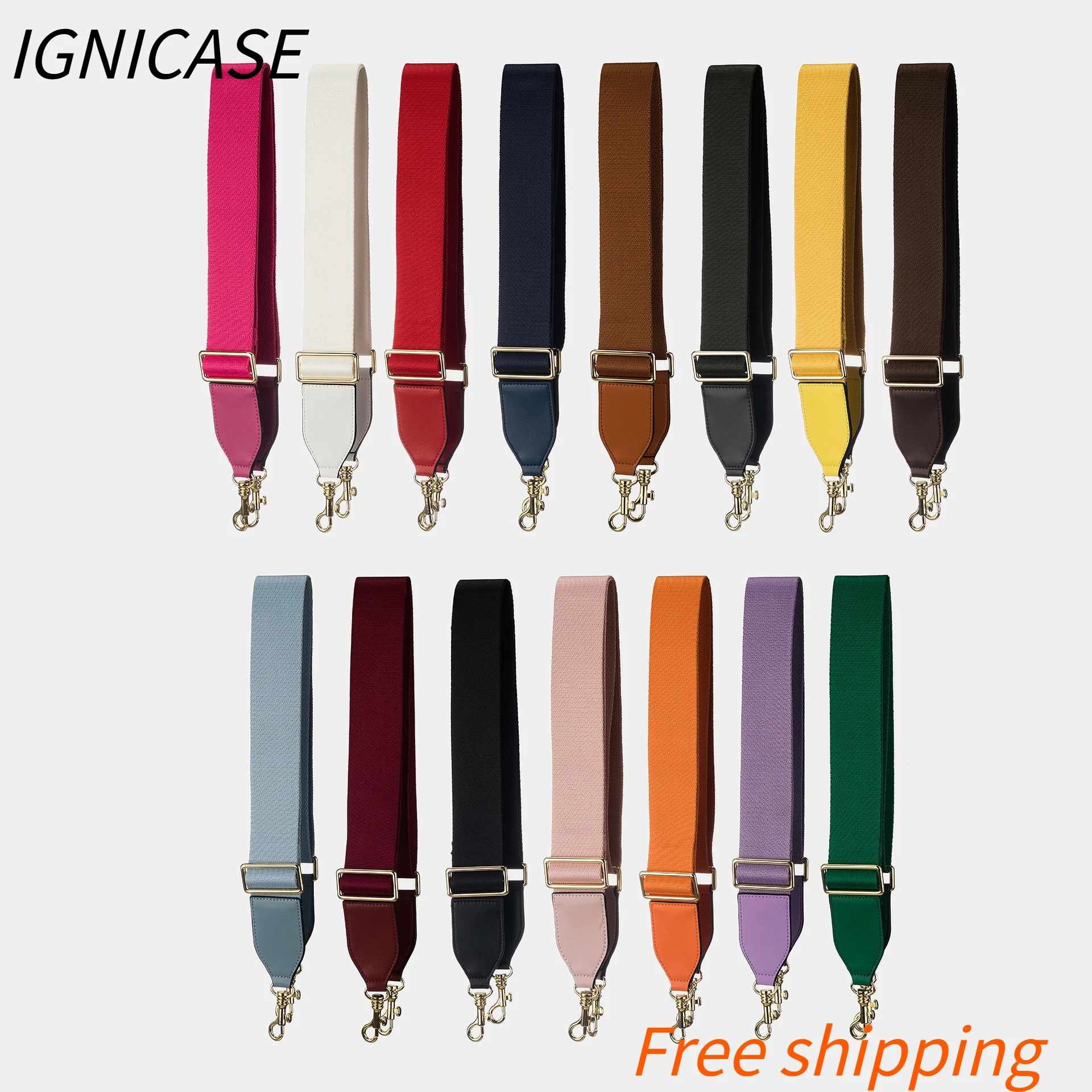IGNICASE Новый регулируемый ремень для сумки, однотонный, из тесьмы, сменный, трансформируемый, широкий плечевой ремень, аксессуары для модных сумок
IGNICASE Новый регулируемый ремень для сумки, однотонный, из тесьмы, сменный, трансформируемый, широкий плечевой ремень, аксессуары для модных сумок