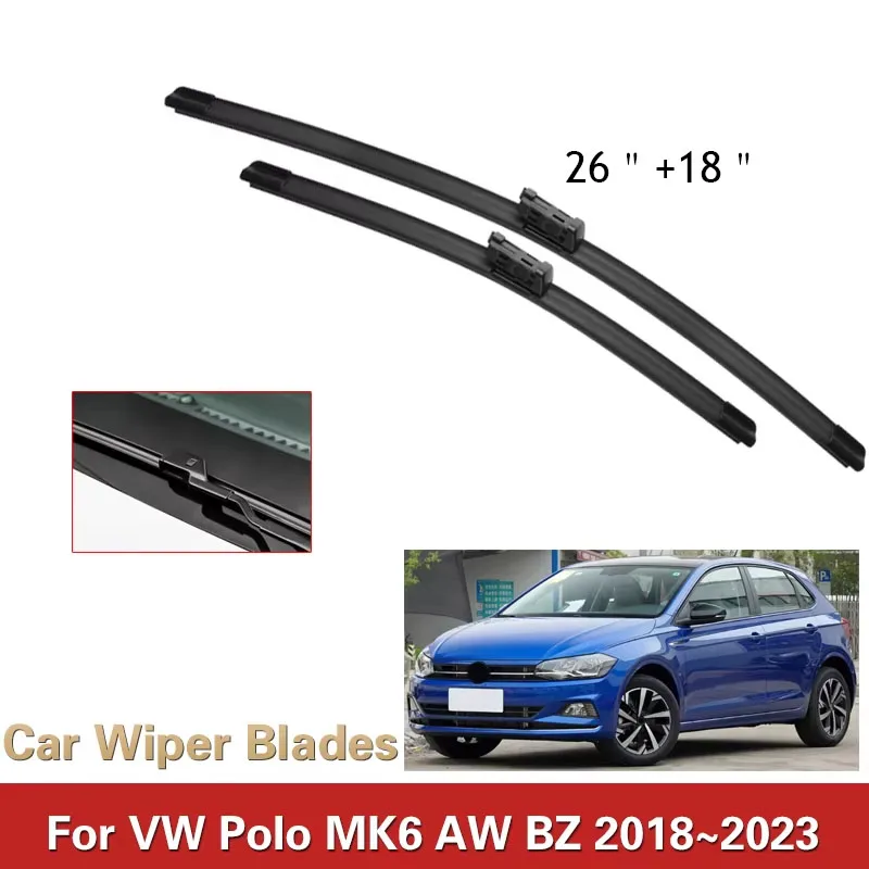 For Volkswagen VW Polo MK6 AW BZ 2018~2023 Back Windshield Windscreen Front Set Wiper Blades Cleaning Accessory Hatchback
For Volkswagen VW Polo MK6 AW BZ 2018~2023 Back Windshield Windscreen Front Set Wiper Blades Cleaning Accessory Hatchback