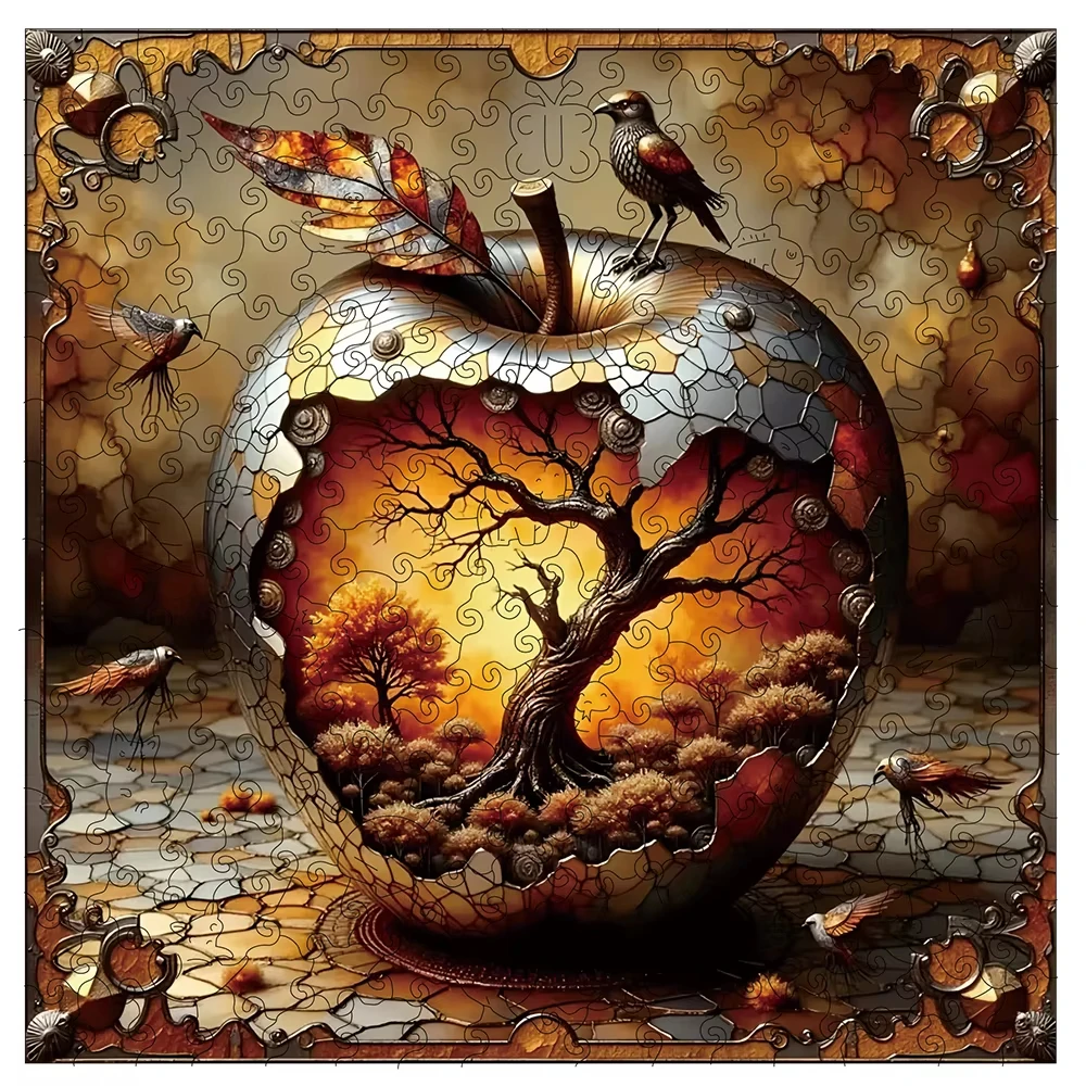Novelty Iron Apple 500 PCS/1024 PCS Jigsaw Puzzles Family Activity Game for Gameroom Bedroom Home Decor Halloween Gift
Novelty Iron Apple 500 PCS/1024 PCS Jigsaw Puzzles Family Activity Game for Gameroom Bedroom Home Decor Halloween Gift