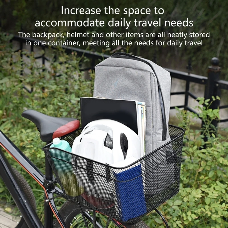 340F Stable Metal Bicycles Rear Rack Maximums Weight Support Weather Resistant Design For Outdoor Cycling Accessories
340F Stable Metal Bicycles Rear Rack Maximums Weight Support Weather Resistant Design For Outdoor Cycling Accessories