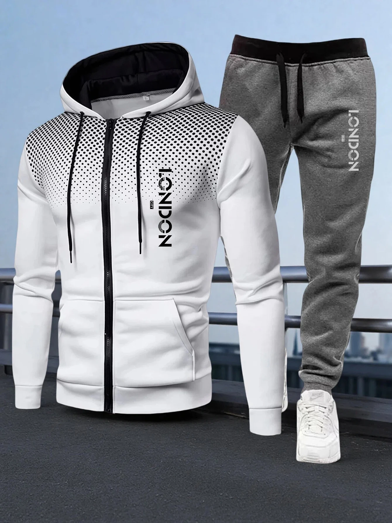 Hot Sales Mens Tracksuit Print Splash-ink Hooded Sweatshirt Casual Fitness Sports Jogging Mens Clothing Single Piece Tops Pants
Hot Sales Mens Tracksuit Print Splash-ink Hooded Sweatshirt Casual Fitness Sports Jogging Mens Clothing Single Piece Tops Pants