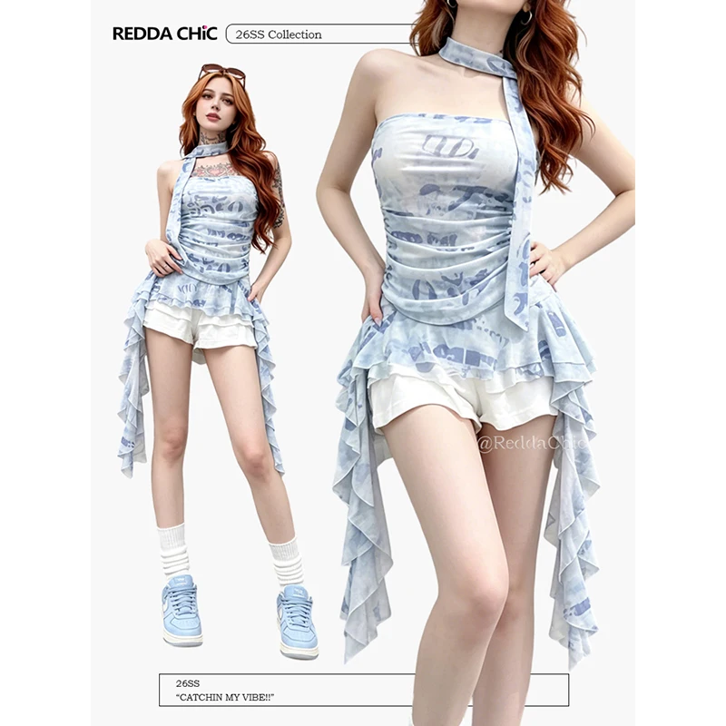 Женский топ ReddaChic без бретелек, асимметричный, модный, для музыкальных фестивалей, с рюшами и бахромой, принтованный, из эластичной сетки, облегающий, укороченный, винтажный, в уличном стиле
Женский топ ReddaChic без бретелек, асимметричный, модный, для музыкальных фестивалей, с рюшами и бахромой, принтованный, из эластичной сетки, облегающий, укороченный, винтажный, в уличном стиле