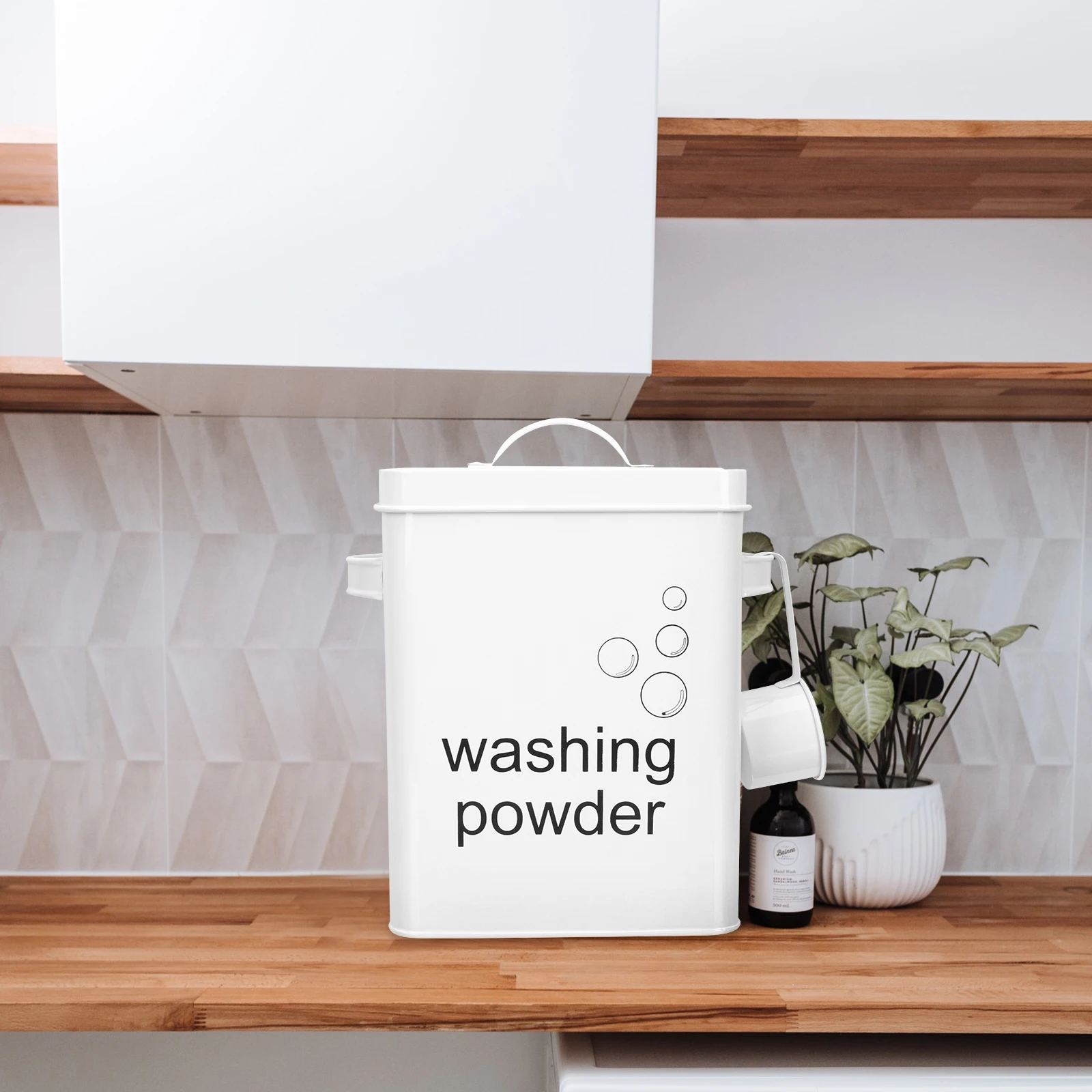 Ведро для хранения стирального порошка, белый металлический контейнер W Word, прочный диспенсер для хранения прачечной, кондиционер для ткани 
Ведро для хранения стирального порошка, белый металлический контейнер W Word, прочный диспенсер для хранения прачечной, кондиционер для ткани