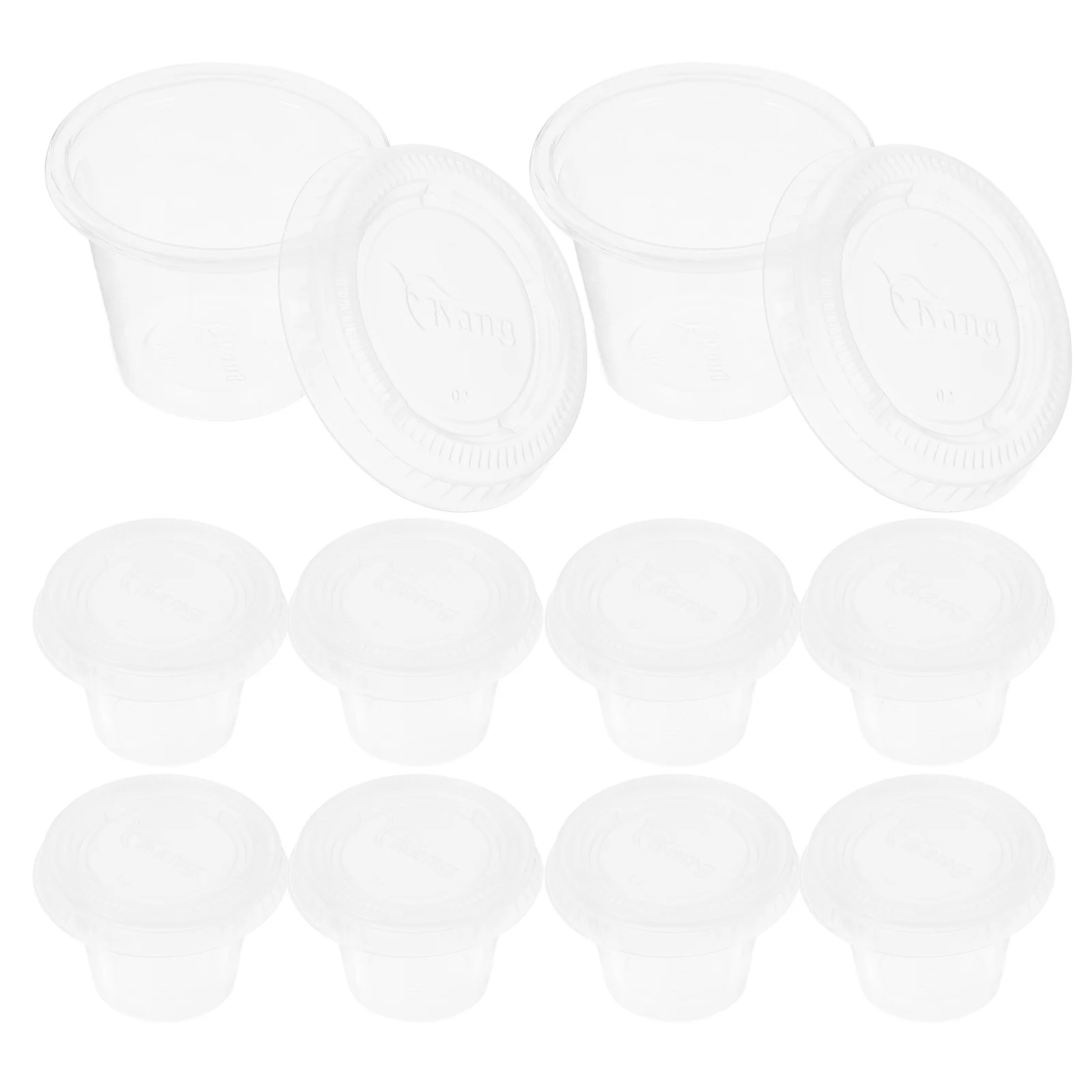 100pcs Disposable Sauce Cups Yogurt Containers Lids Small Condiment Portion Dessert Dipping Cups Parties Catering
100pcs Disposable Sauce Cups Yogurt Containers Lids Small Condiment Portion Dessert Dipping Cups Parties Catering