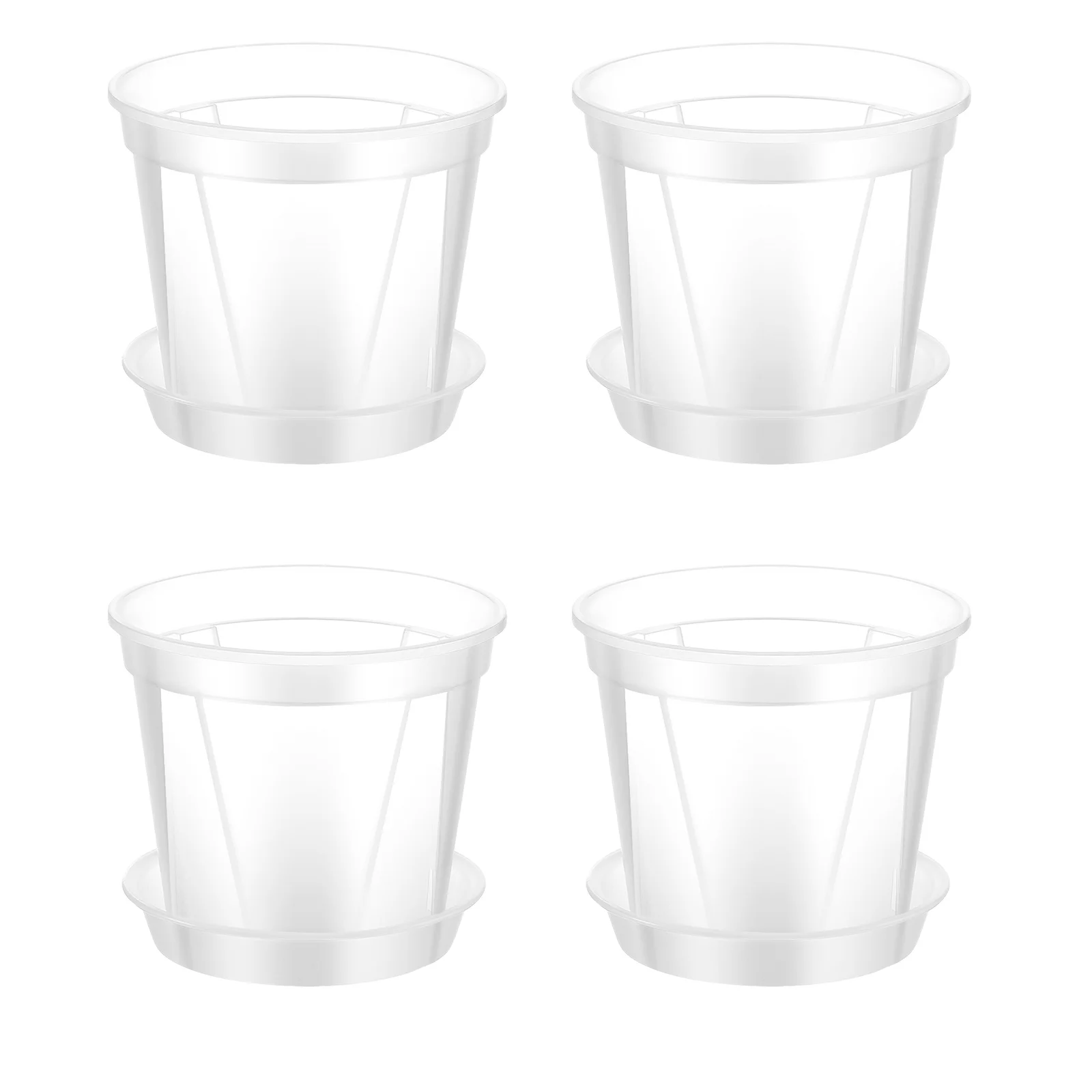 4 Pcs Breathable Root Control Pot Transparent Plastic Flower Pots 0 3 Gallon Planters for Indoor Plants Succulents Orchids
4 Pcs Breathable Root Control Pot Transparent Plastic Flower Pots 0 3 Gallon Planters for Indoor Plants Succulents Orchids