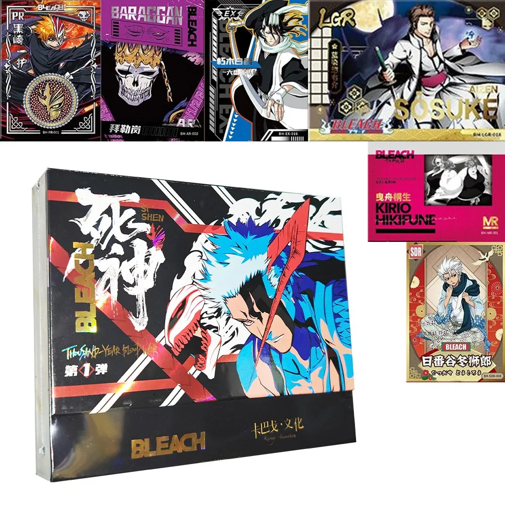 New Bleach Collectible Cards Full Set Original Collection Anime Characters Anime Cartas Games Card Box Children Birthday Gift
New Bleach Collectible Cards Full Set Original Collection Anime Characters Anime Cartas Games Card Box Children Birthday Gift