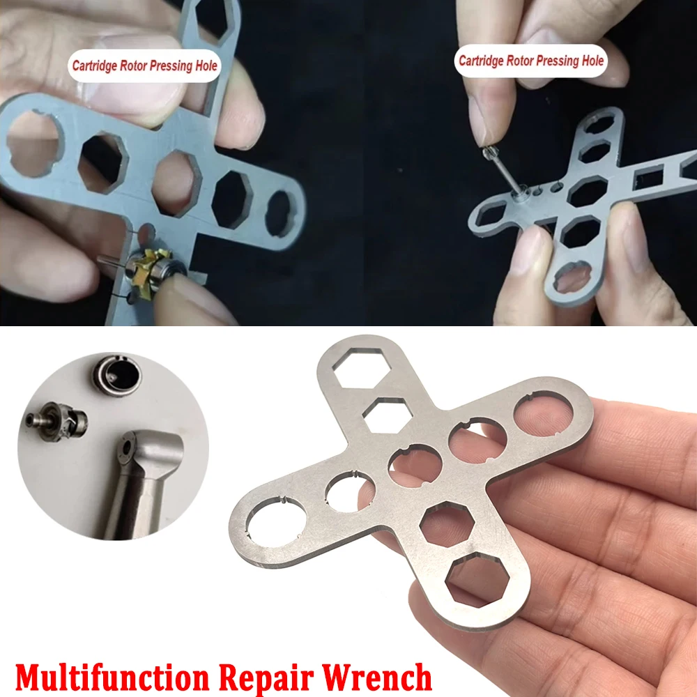 Многофункциональный ремонтный ключ для наконечника для имплантатов зубной турбины с картриджем Sirona NSK, вал ротора, шпиндель, задняя крышка Profess
Многофункциональный ремонтный ключ для наконечника для имплантатов зубной турбины с картриджем Sirona NSK, вал ротора, шпиндель, задняя крышка Profess