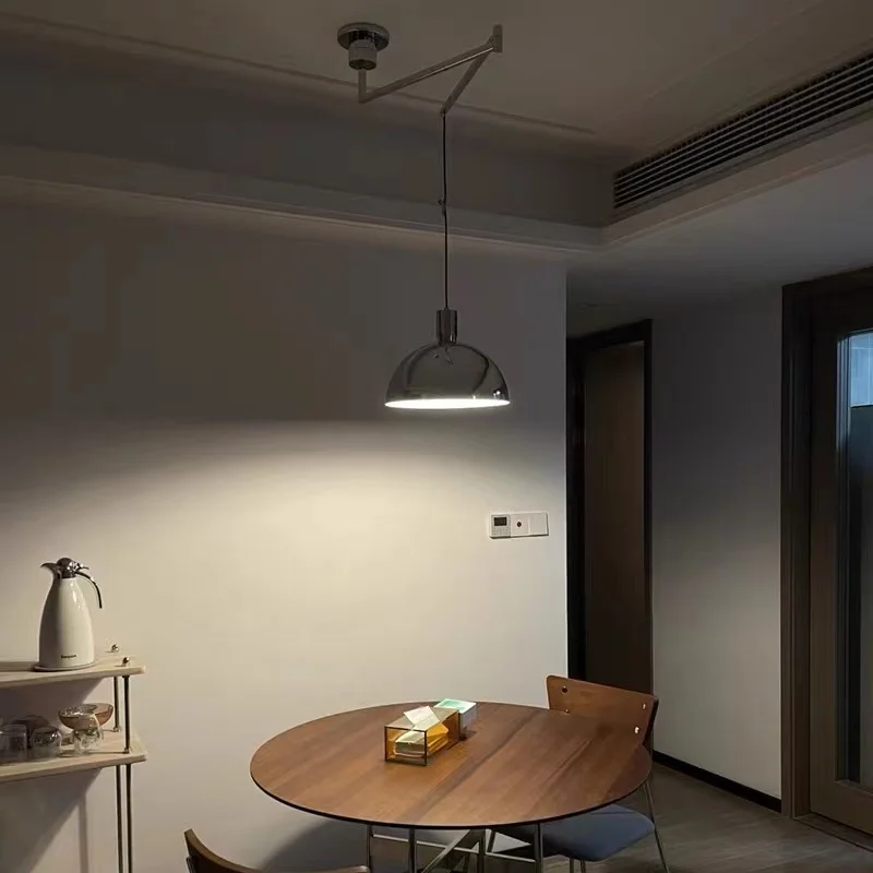 Modern minimalist adjustable lamp creative Nordic restaurant bar bedroom bedside folding telescopic single head chandelier
Modern minimalist adjustable lamp creative Nordic restaurant bar bedroom bedside folding telescopic single head chandelier