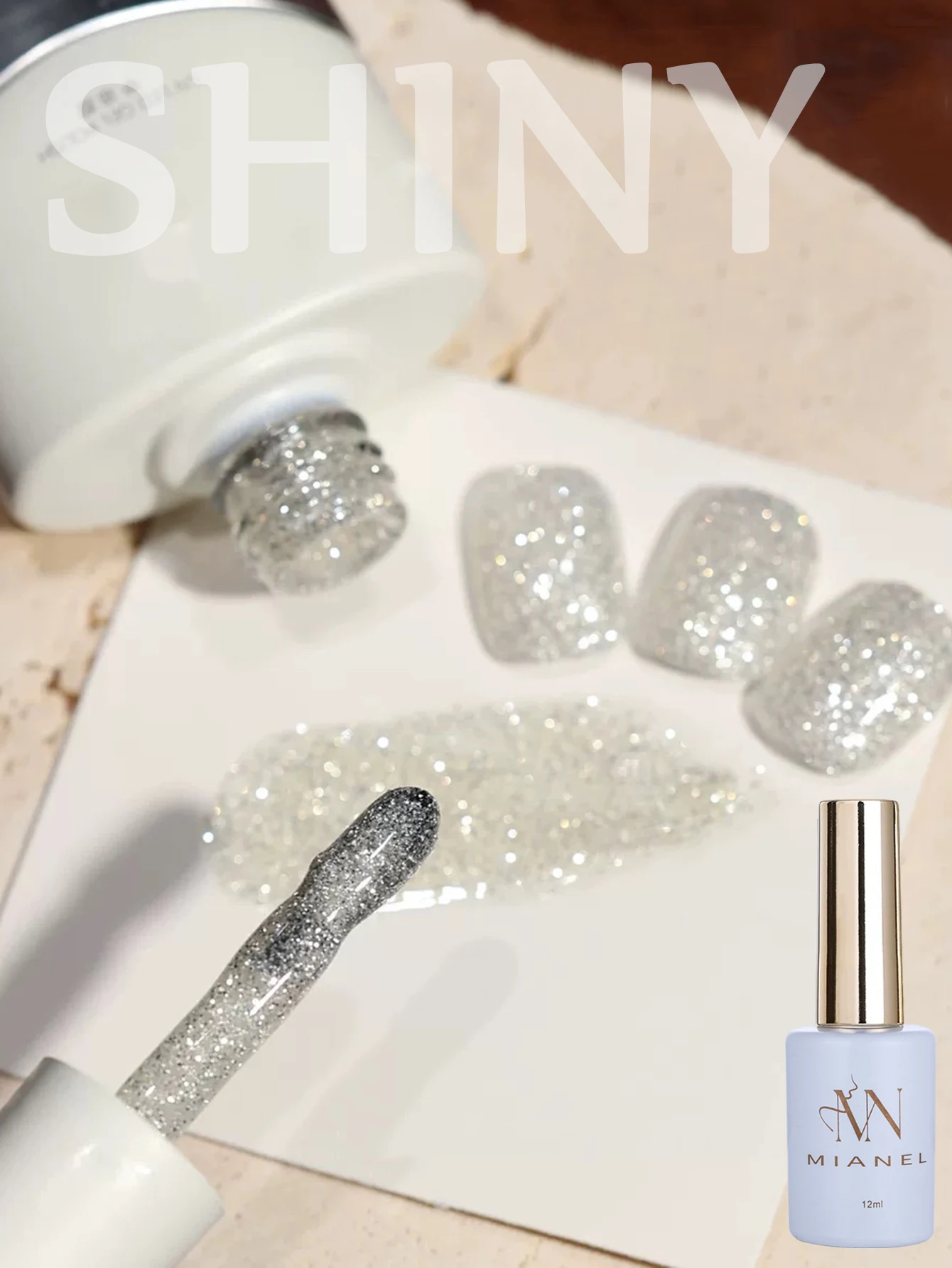 1-12pcs 12ML Summer Super Flash White Nail Glue Coconut Strobe White Gel Nail Polish Top Shiny At Night White Gel Polish 
1-12pcs 12ML Summer Super Flash White Nail Glue Coconut Strobe White Gel Nail Polish Top Shiny At Night White Gel Polish