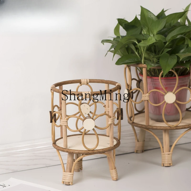 SM pastoral hollow flower stand desktop creative flower pot balcony decoration hand-woven
SM pastoral hollow flower stand desktop creative flower pot balcony decoration hand-woven