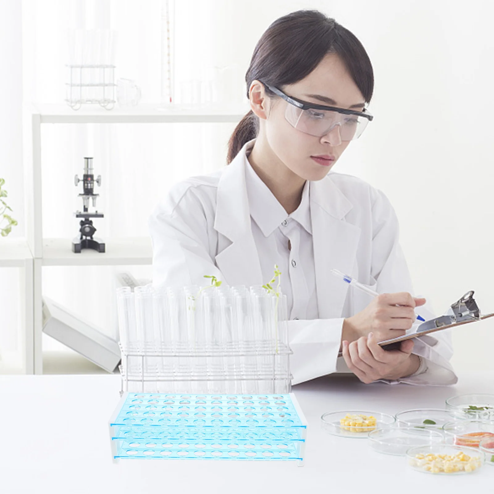 Test Tube Rack Durable Plastic Laboratory Tool For Tubes Holder Storage Stand Lightweight Lab Equipment
Test Tube Rack Durable Plastic Laboratory Tool For Tubes Holder Storage Stand Lightweight Lab Equipment