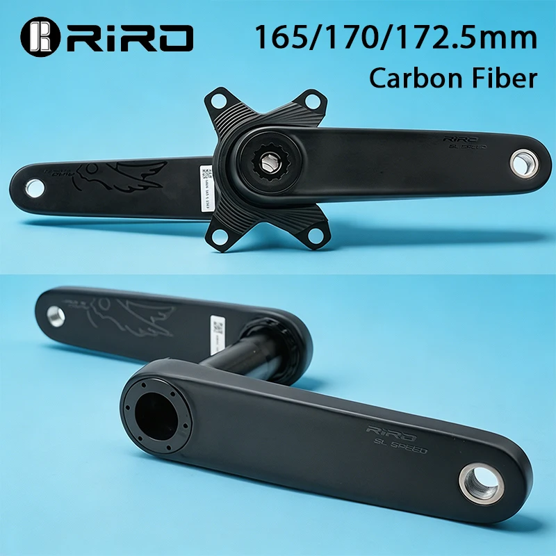 RIRO Carbon Fiber Road Bicycle Crank 165/170/172.5mm Road Bike Crank Ultralight Carbon 29mm Center Axis Bicycle Crankset Part
RIRO Carbon Fiber Road Bicycle Crank 165/170/172.5mm Road Bike Crank Ultralight Carbon 29mm Center Axis Bicycle Crankset Part