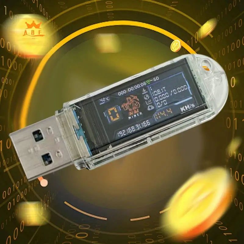 A08E-USB Nerdminer 112KH/S Solo Lottery Miner BTC Miner Color Display Bitcoin Mini Miner Asic Mining For Home Office
A08E-USB Nerdminer 112KH/S Solo Lottery Miner BTC Miner Color Display Bitcoin Mini Miner Asic Mining For Home Office