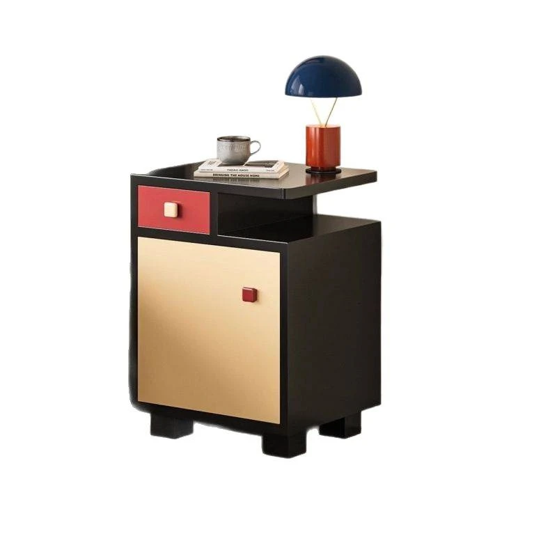 American light luxury puzzle bedside table bedroom color retro bedside storage cabinet
American light luxury puzzle bedside table bedroom color retro bedside storage cabinet