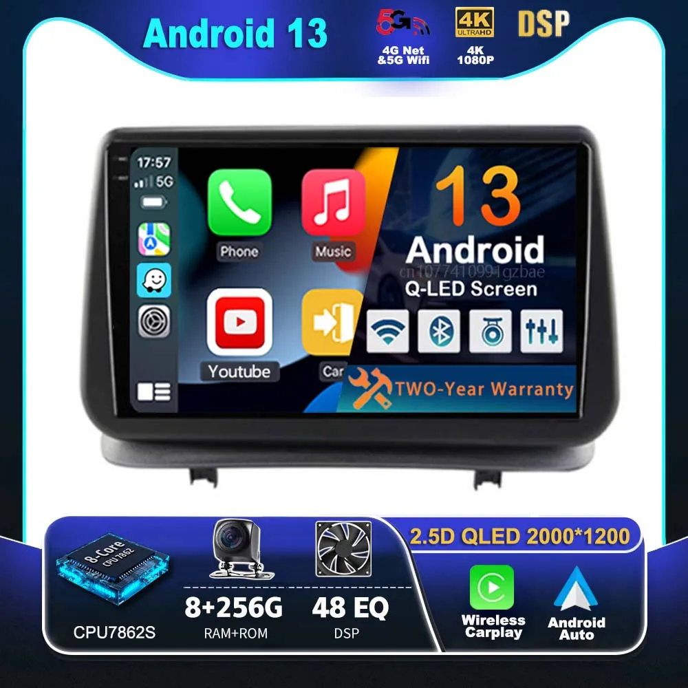 Android 13 для Renault Clio 3 CLIO 3 2005-2014 4G + WIFI автомобильный радиоприемник мультимедийный плеер навигация GPS авто Carplay стерео DVD 2din
Android 13 для Renault Clio 3 CLIO 3 2005-2014 4G + WIFI автомобильный радиоприемник мультимедийный плеер навигация GPS авто Carplay стерео DVD 2din