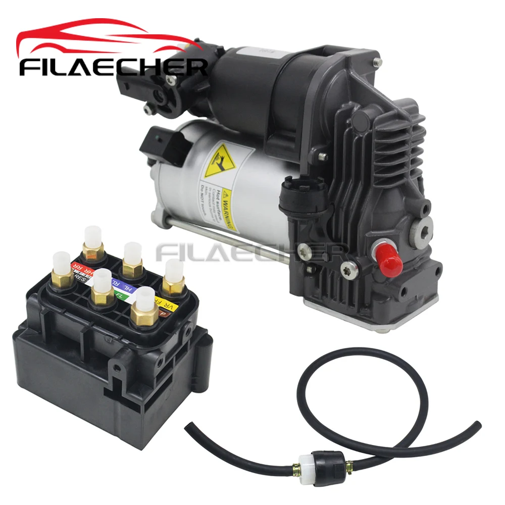 Air Suspension Compressor with Bracket Bushing +Valve Block +Air Rubber Pipe For Mercedes Benz ML GL W164 X164 1643201204
Air Suspension Compressor with Bracket Bushing +Valve Block +Air Rubber Pipe For Mercedes Benz ML GL W164 X164 1643201204