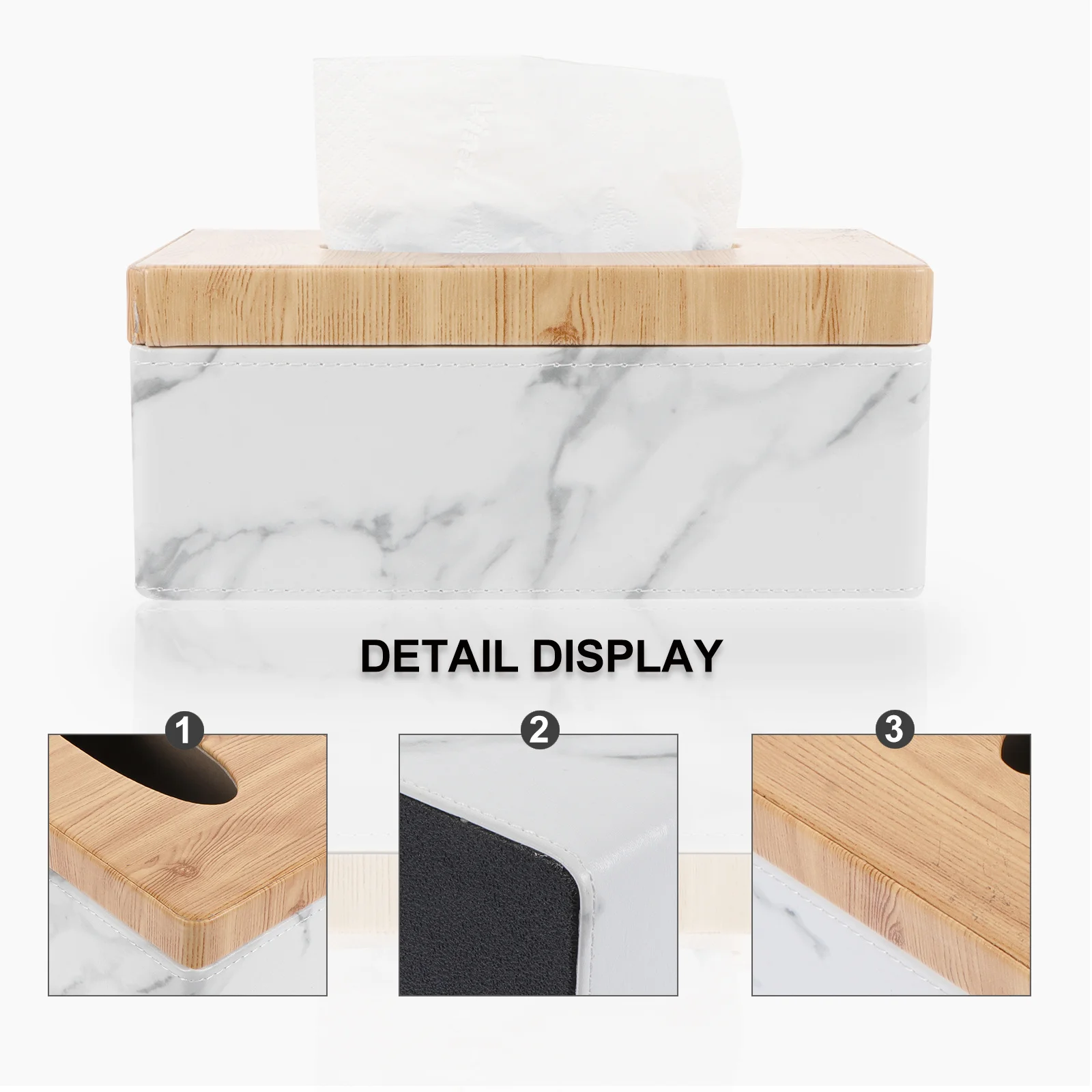 Marble Pattern Tissue Box Premium Napkin Holder For Living Room Desktop Storage Container Multi- Organizer
Marble Pattern Tissue Box Premium Napkin Holder For Living Room Desktop Storage Container Multi- Organizer
