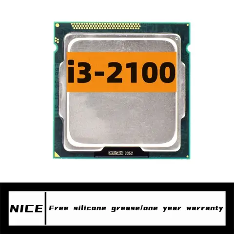 Processador CPU Dual-Core, Core i3 2100, 3,1 GHz, 3M, 65W, LGA 1155