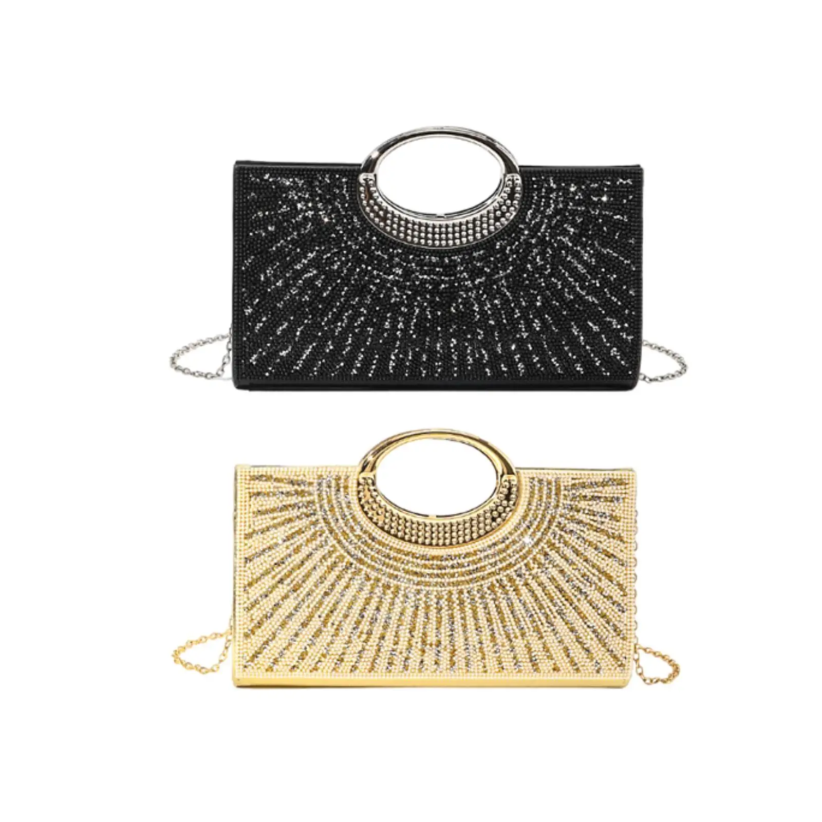 Women Clutch Bag Elegant Crossbody Bag Handbag Decoration Glitter Shoulder Bag
Women Clutch Bag Elegant Crossbody Bag Handbag Decoration Glitter Shoulder Bag