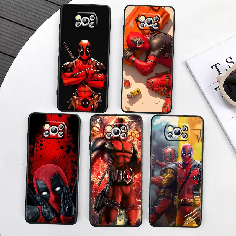 Marvel Deadpool Cool For Xiaomi Mi Poco F5 F4 F3 X6 X5 X4 X3 M6 M5 M5S M4 M3 C65 Pro GT NFC 5G Black TPU Phone Case
Marvel Deadpool Cool For Xiaomi Mi Poco F5 F4 F3 X6 X5 X4 X3 M6 M5 M5S M4 M3 C65 Pro GT NFC 5G Black TPU Phone Case