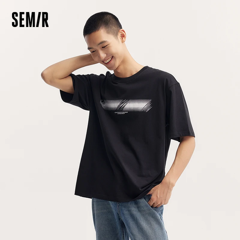 Semir футболка с коротким рукавом мужская цветная футболка с принтом круглый вырез вязаный осенний свободный повседневный универсальный топ с заниженными плечами
Semir футболка с коротким рукавом мужская цветная футболка с принтом круглый вырез вязаный осенний свободный повседневный универсальный топ с заниженными плечами