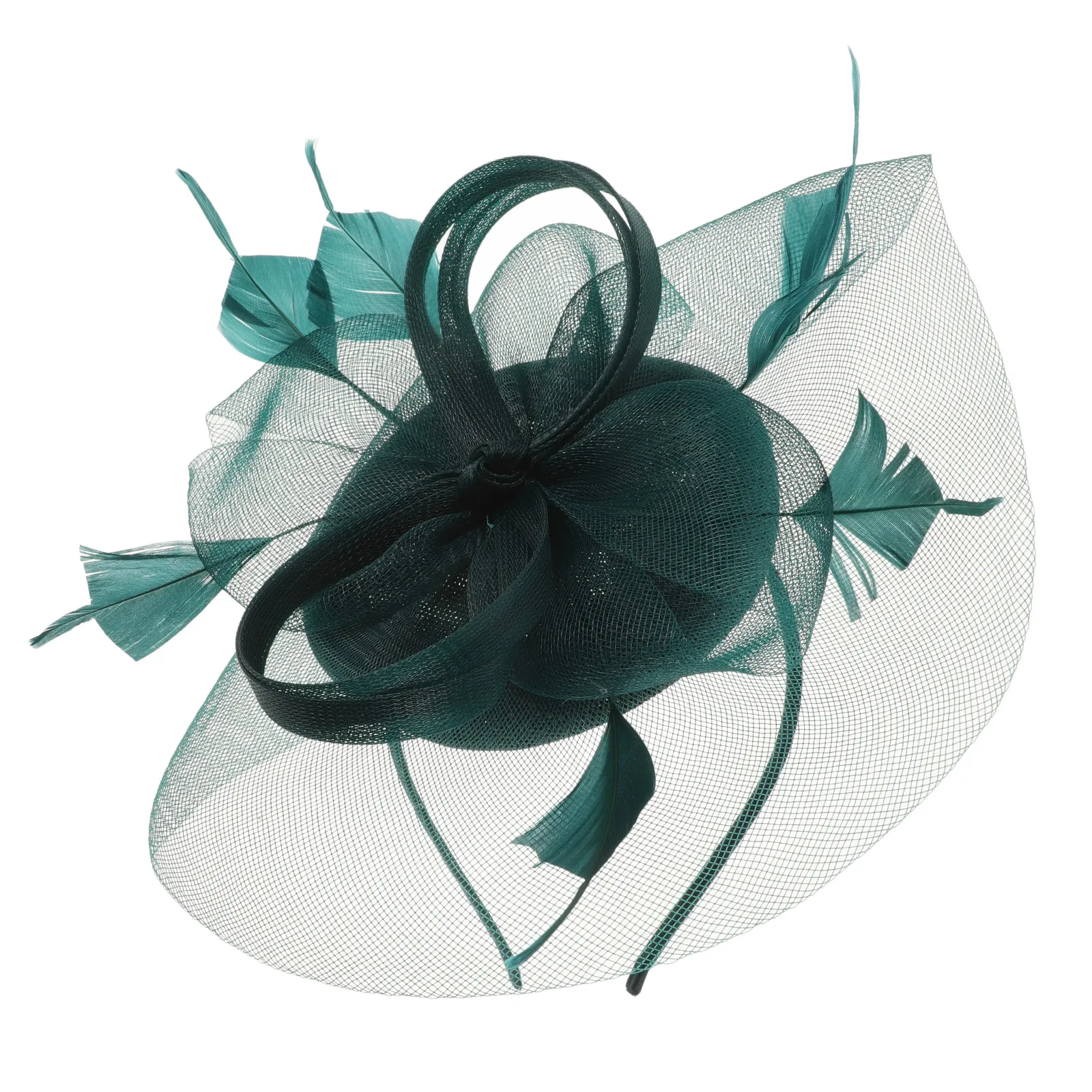 Elegant Hairband Hairpin Hat Bridal Accessories Tea Hats for Women Chic Dark Green Silk Headband Fascinators
Elegant Hairband Hairpin Hat Bridal Accessories Tea Hats for Women Chic Dark Green Silk Headband Fascinators