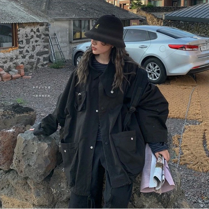 Spring Fashion Ladies Jacket Adjustable Harajuku Female Outwear Basic Jackets Women High Street Chic Cargo BF Style Streetwear
Spring Fashion Ladies Jacket Adjustable Harajuku Female Outwear Basic Jackets Women High Street Chic Cargo BF Style Streetwear