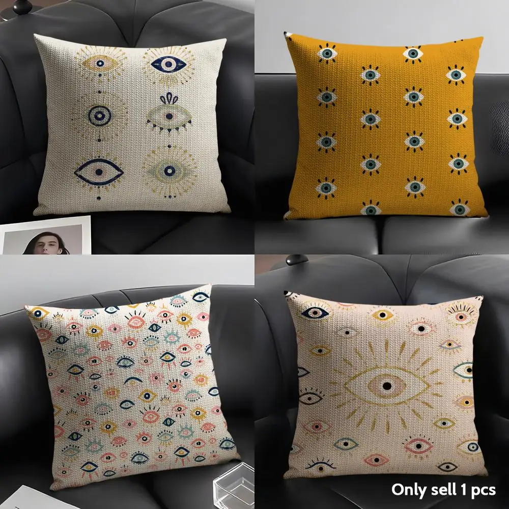 Mystic Eyes Cushion Cover Organic Linen Soft Double-Sided Printing Breathable Pillow Case Gift for Home Decor
Mystic Eyes Cushion Cover Organic Linen Soft Double-Sided Printing Breathable Pillow Case Gift for Home Decor