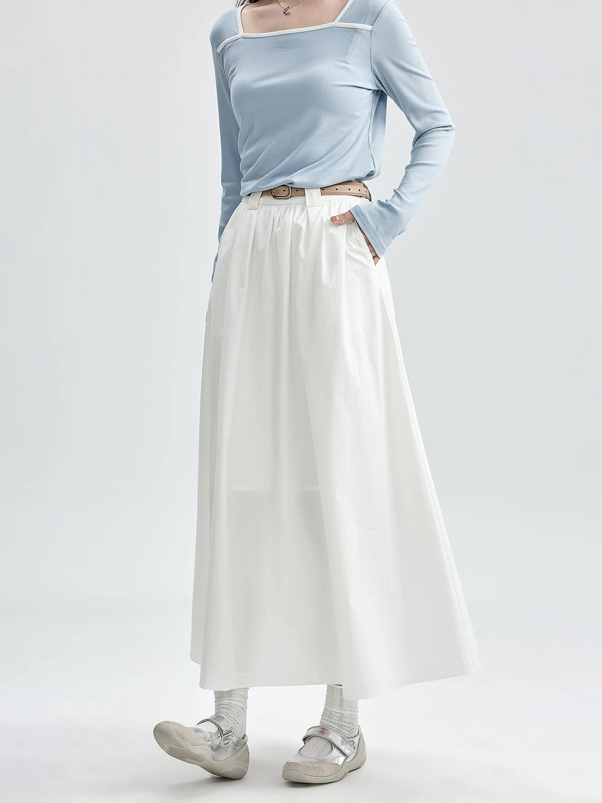 High Waist A-Line Skirt Women's White Dra Slimming Ele Sle Autumn New Arrival Casual Fabric Other Material
High Waist A-Line Skirt Women's White Dra Slimming Ele Sle Autumn New Arrival Casual Fabric Other Material