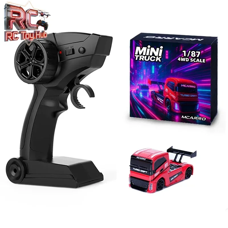 MCARRO Mini RC Drift Truck 4WD 1:87 Scale 2.4G Remote Control Electric Desktop Racing Toy Car Ideal Birthday Gift For Boys
MCARRO Mini RC Drift Truck 4WD 1:87 Scale 2.4G Remote Control Electric Desktop Racing Toy Car Ideal Birthday Gift For Boys
