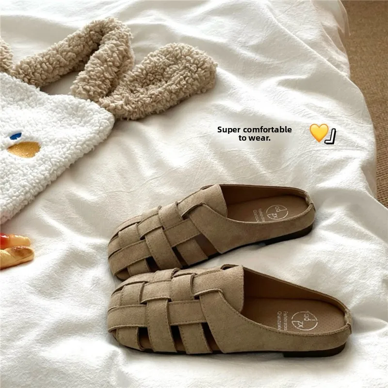 Laid-back Woven Hollow out Breathable Slip-On Summer Flat Bottom Anti-slip Women's Sandals Comfortable Slipper Style Footwear
Laid-back Woven Hollow out Breathable Slip-On Summer Flat Bottom Anti-slip Women's Sandals Comfortable Slipper Style Footwear