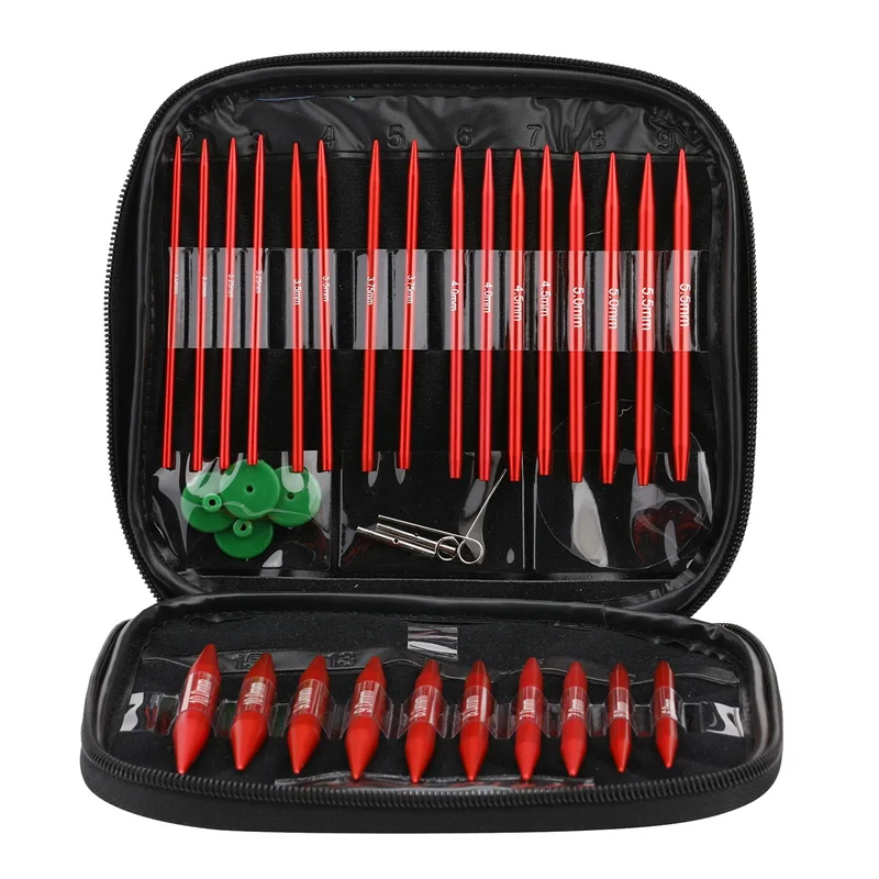 AEA9-Circular Knitting Needles Sets Aluminum 26PCS Interchangeable Crochet Needles With Chrysanthemum Case Sewing Accessory
AEA9-Circular Knitting Needles Sets Aluminum 26PCS Interchangeable Crochet Needles With Chrysanthemum Case Sewing Accessory