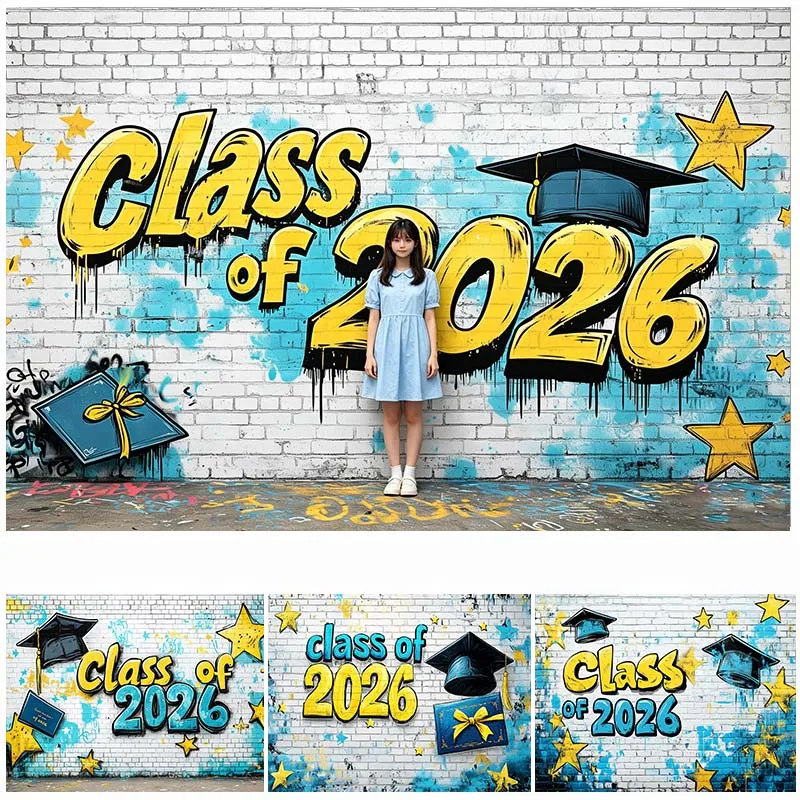 LS GRAD Photography Backdrop Graduation Season Doctor's Hat Decorations Graduate Portrait Photo Backgrounds Studio Banner
LS GRAD Photography Backdrop Graduation Season Doctor's Hat Decorations Graduate Portrait Photo Backgrounds Studio Banner