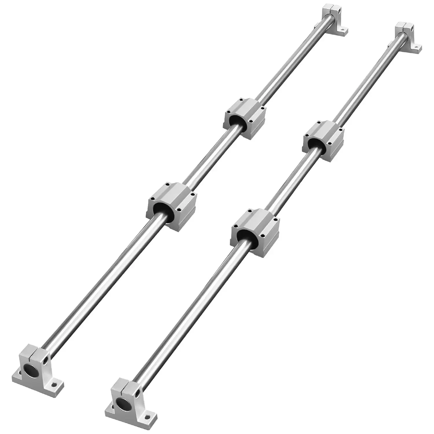 Linear Rail Slide SFC16-1000mm 2 PCS 39.4 in/1000mm SFC16 Guide Rails 4 PCS SC16 Slide Blocks 4 PCS Rail Supports
Linear Rail Slide SFC16-1000mm 2 PCS 39.4 in/1000mm SFC16 Guide Rails 4 PCS SC16 Slide Blocks 4 PCS Rail Supports