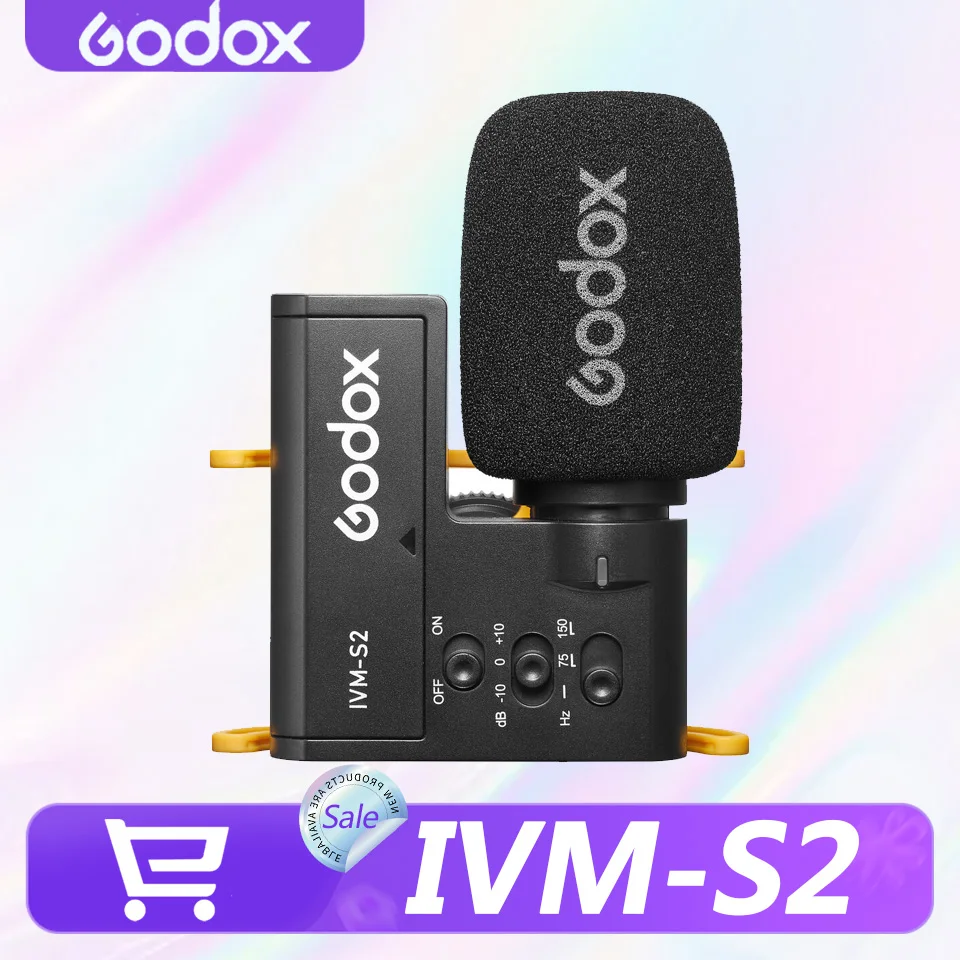 Godox IVM-S2 Camera-Mount Cardioid Shotgun Microphone with 3.5mm TRS Audio Output for Vlogger Shooting Interviewing
Godox IVM-S2 Camera-Mount Cardioid Shotgun Microphone with 3.5mm TRS Audio Output for Vlogger Shooting Interviewing