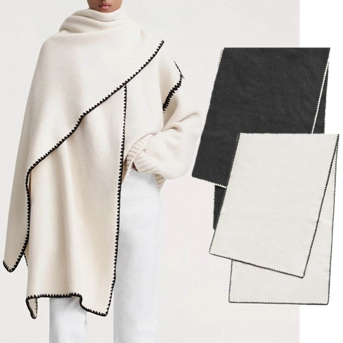 Withered Contrast Embroidery Casual Color Blended Scarf Shawl Fashionable Ladies's Nordic Niche Knitted Wool Scarves Women'
Withered Contrast Embroidery Casual Color Blended Scarf Shawl Fashionable Ladies's Nordic Niche Knitted Wool Scarves Women'