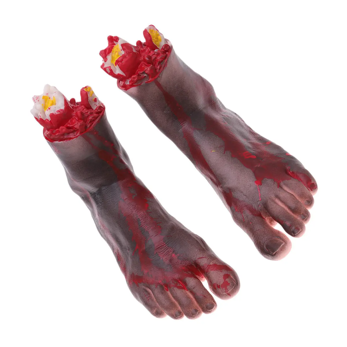 1Pair Hyperrealistic Broken Foot Prop Halloween Scary Decoration Creepy Severed Leg Fake Body Part for Prank Joke Gift Box
1Pair Hyperrealistic Broken Foot Prop Halloween Scary Decoration Creepy Severed Leg Fake Body Part for Prank Joke Gift Box