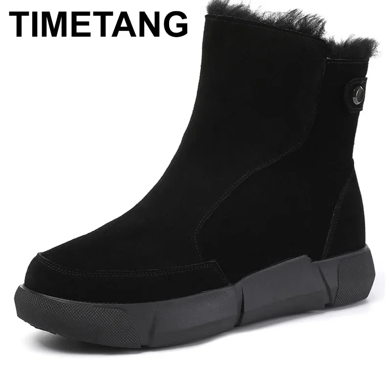 Snow Boots Women Winter 2024 New Genuine Leather Women's Marton Boots Large Size Wool Warm Non Slip Women's Booties
Snow Boots Women Winter 2024 New Genuine Leather Women's Marton Boots Large Size Wool Warm Non Slip Women's Booties
