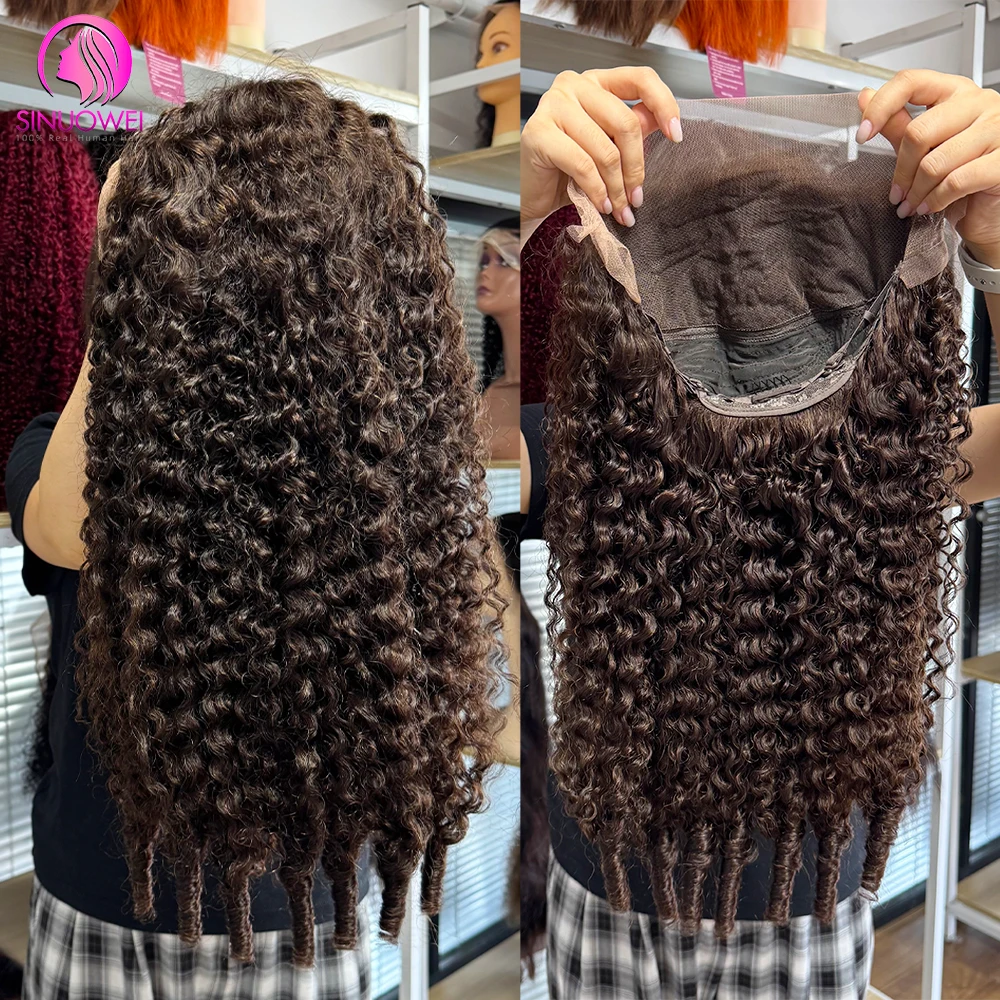 Chocolate Brown Burmese Curly Wigs 13x6 Hd Lace Frontal Wig Pixie Curls 13x4 Lace Frontal Human Hair Wig For Women #2 Colored
Chocolate Brown Burmese Curly Wigs 13x6 Hd Lace Frontal Wig Pixie Curls 13x4 Lace Frontal Human Hair Wig For Women #2 Colored