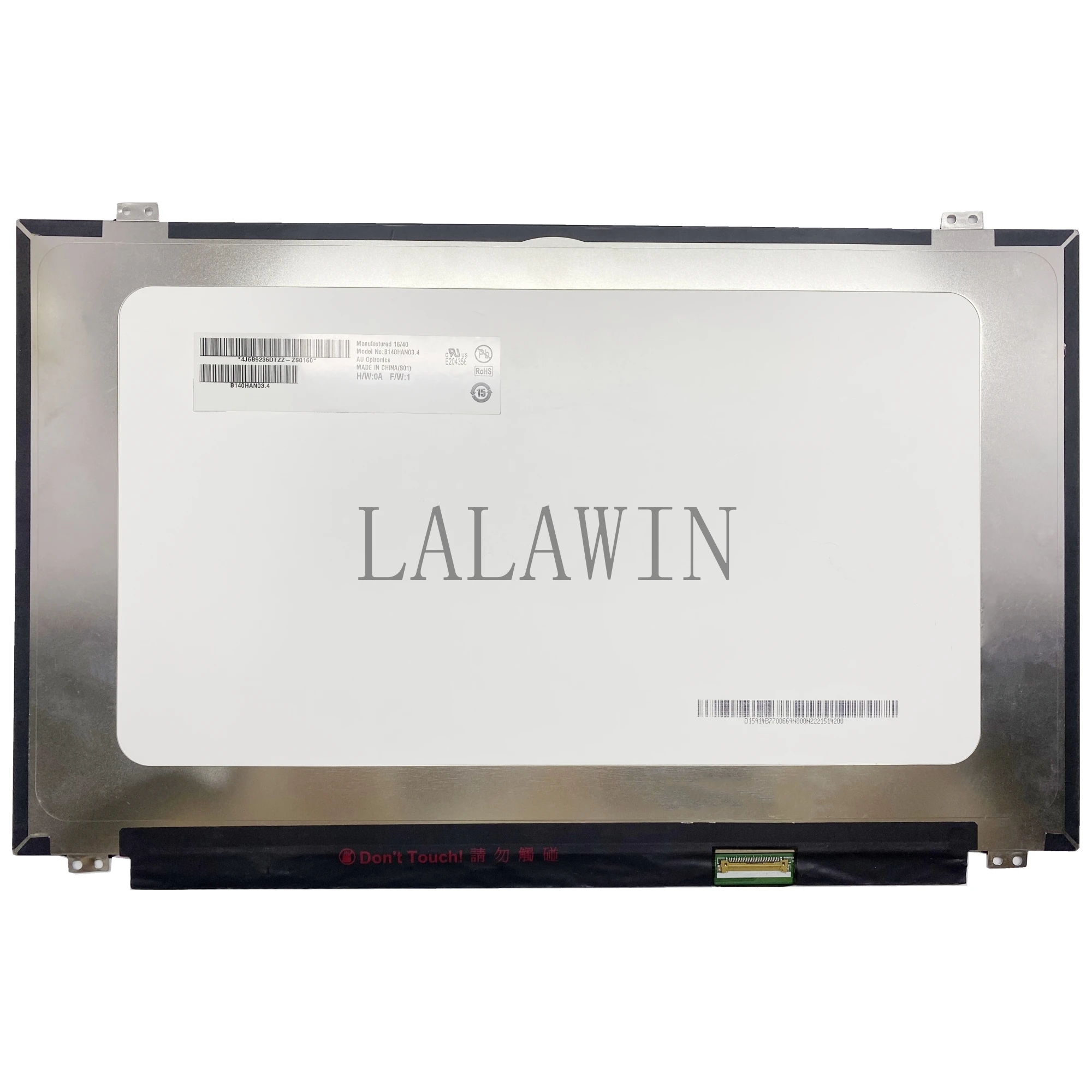 B140HAN03.4 fit NV140FHM-N62 Laptop LCD Screen With Screw Hole For Lenovo Display 14" IPS 72%NTSC
B140HAN03.4 fit NV140FHM-N62 Laptop LCD Screen With Screw Hole For Lenovo Display 14" IPS 72%NTSC