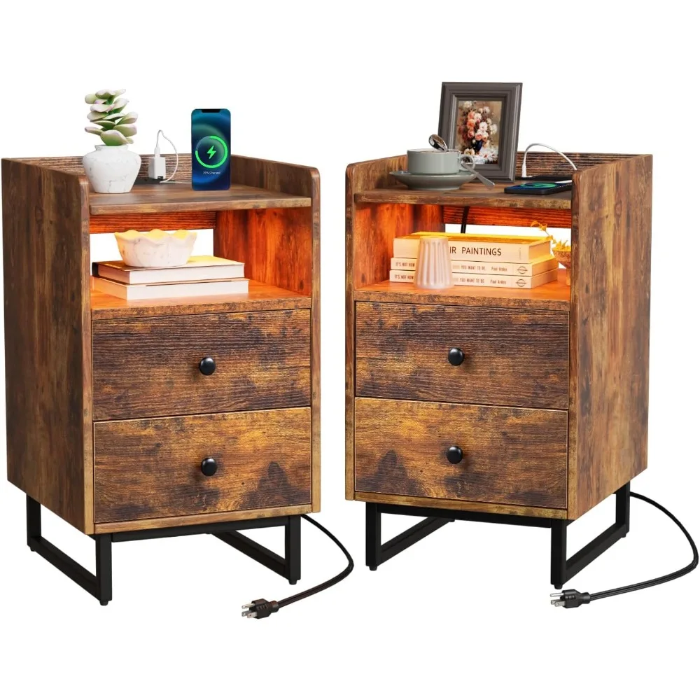 Прикроватная тумбочка VINGLI с зарядной станцией, светодиодная тумбочка с выдвижным ящиком, деревянная прикроватная тумбочка с металлической ножкой, умные тумбочки, боковая вкладка
Прикроватная тумбочка VINGLI с зарядной станцией, светодиодная тумбочка с выдвижным ящиком, деревянная прикроватная тумбочка с металлической ножкой, умные тумбочки, боковая вкладка