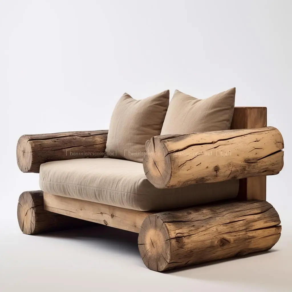 Wabi-**** style log thick sofa straight row sofa chair living room B & B hotel small apartment log leisure chair
Wabi-**** style log thick sofa straight row sofa chair living room B & B hotel small apartment log leisure chair