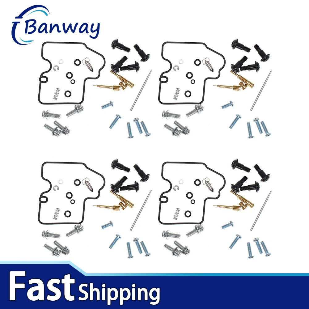 4 Sets For Yamaha YZF R6 600 YZF-R6 1999-2002 Carburetor Repair Kit Carb Rebuild Set Gasket Float Valve Needle
4 Sets For Yamaha YZF R6 600 YZF-R6 1999-2002 Carburetor Repair Kit Carb Rebuild Set Gasket Float Valve Needle