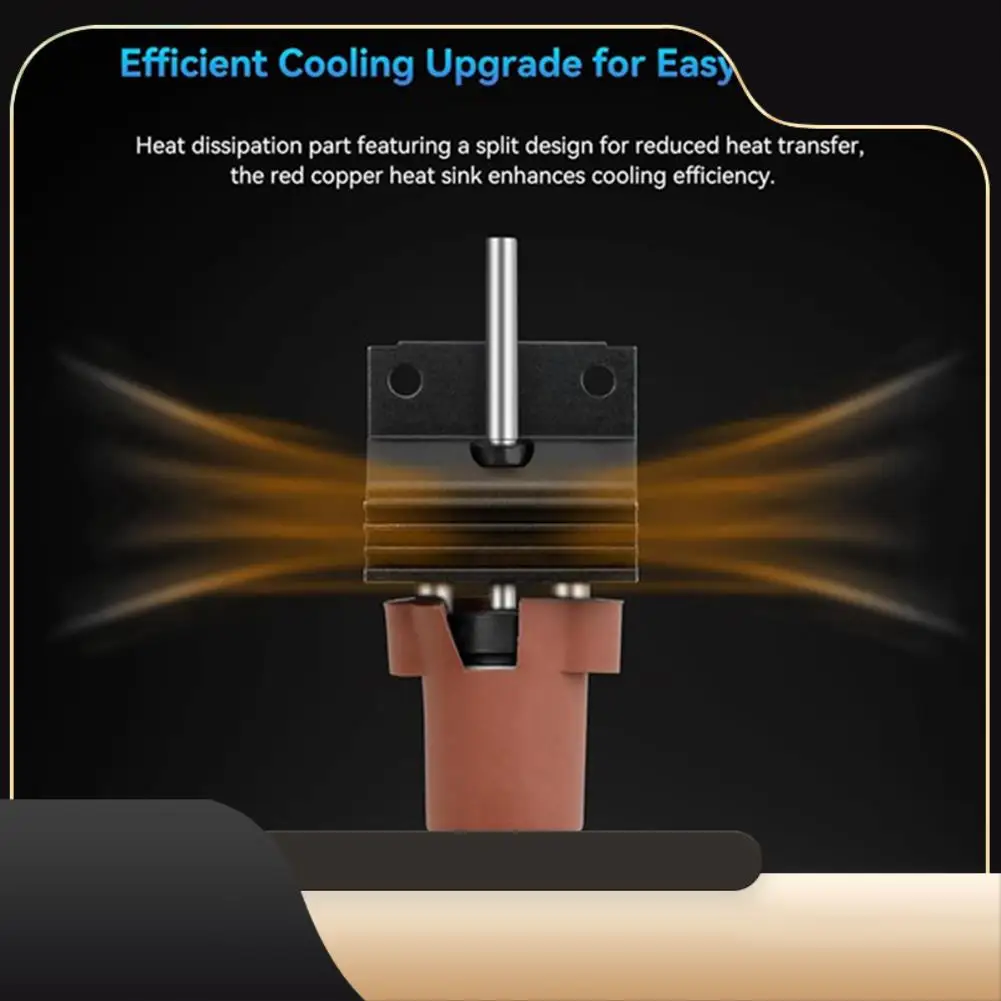 K1 Hotend With Heat Sink Kit Quick Swap Nozzle All-Metal Integrated Extruder Hot End For Creality K1 MAX Printer-T44C
K1 Hotend With Heat Sink Kit Quick Swap Nozzle All-Metal Integrated Extruder Hot End For Creality K1 MAX Printer-T44C